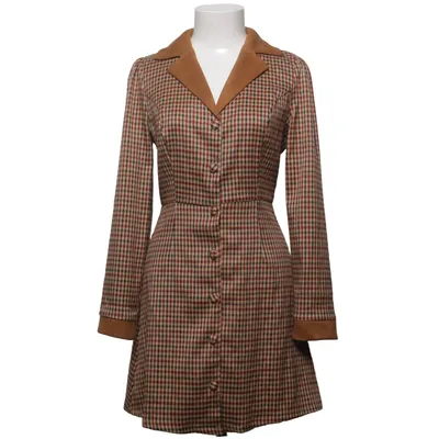 Dress (Beige, Black, Red) from Rihoas Elastane, Polyester