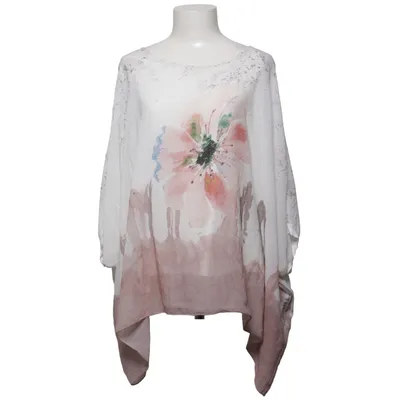 Top (Wit, Roze, Meerkleurig) van Opl Fashion Katoen, Elastaan