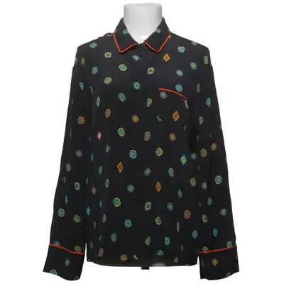 Pajama shirt (Black, Multicolored) from Kenzo x H&M Silk