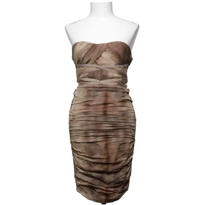 Cocktailklänning (Beige, Brun) från Elisabetta Franchi