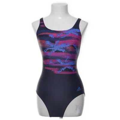 Badpak (Blauw, Meerkleurig) van Adidas Elastaan, Polyamide, Polyester