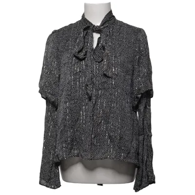 Blouse (Black, Multicolored) from Bruuns Bazaar Metallic fiber, Viscose