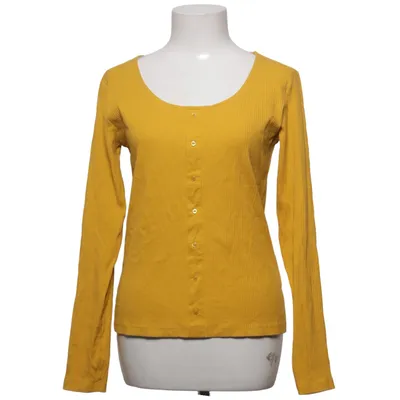 T-shirt manches longues (Jaune) de Black Story Coton, Élasthane