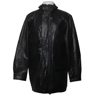 Läderkappa (Svart) från Alvaro Skinn, Polyester