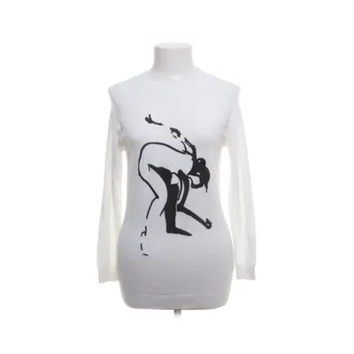 Pull-over (Blanc) de A. Nordin Acrylique, Élasthane, Viscose