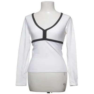 Top (Wit, Zwart) van Moda International Elastaan, Polyester