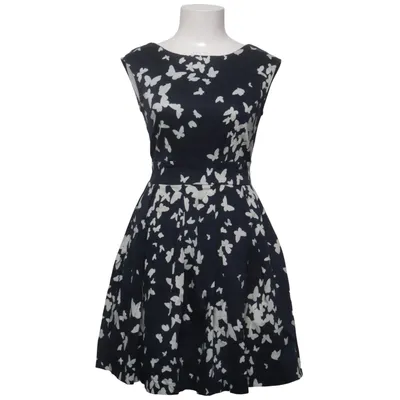 Jurk (Blauw, Wit) van Closet London Katoen, Elastaan