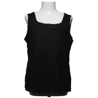 Tank Top (Black) from Almia Elastane, Viscose