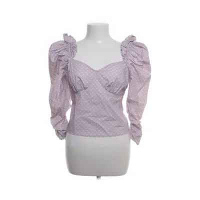 Topp (Lila) från By Malina Bomull, Elastan