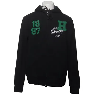 Hættetrøje (Sort, Grøn) fra Hammarby Bomuld, Polyester