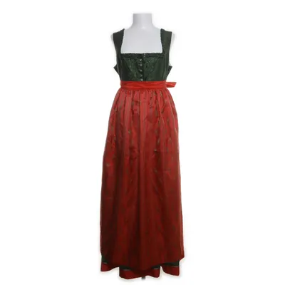 Dirndl (Rood, Groen) van Sportalm Zijde, Polyester, Katoen