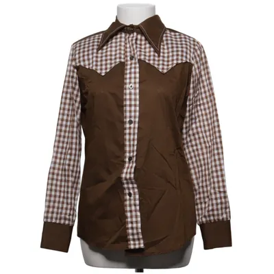 Chemise (Marron, Blanc, Multicolore) de Durable Press Coton, Polyester