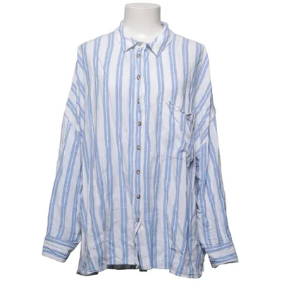 Chemise (Bleu, Blanc) de F&F Lin, Viscose