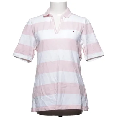 Pikétröja (Rosa, Vit) från Tommy Hilfiger Bomull, Elastan