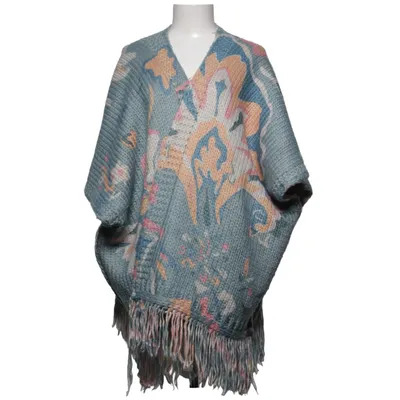 Poncho (Blå, Flerfärgad) från Anthropologie Akryl