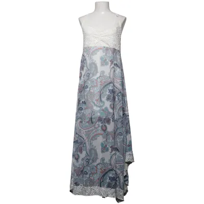 Maxi jurk (Wit, Blauw, Meerkleurig) van DesignWerket Elastaan, Polyester