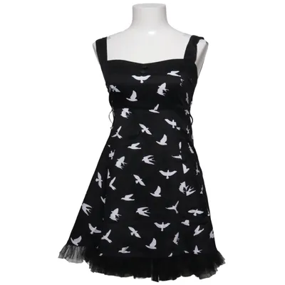 Jurk (Zwart, Wit) van Fishbone Polyester
