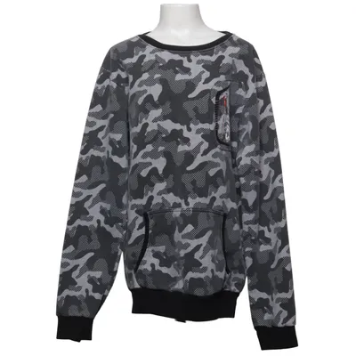 Sweatshirt (Grau, Schwarz) von Skill Baumwolle, Polyester