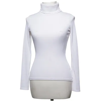 Turtleneck (White) from Boohoo Petite Elastane, Polyester