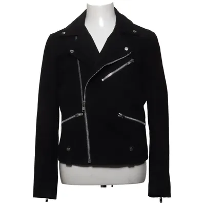 Bikerjacke (Schwarz) von Topman Leder, Polyester
