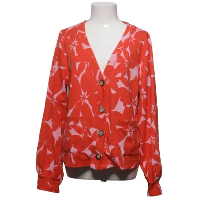 Cardigan (Red, Pink) from Me&i Cotton, Elastane, Polyester