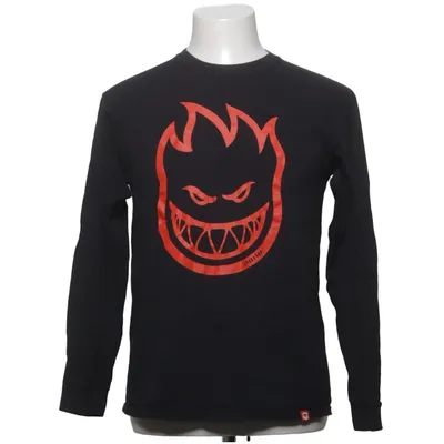 T-shirt à manches longues (Gris, Rouge) de Spitfire Coton