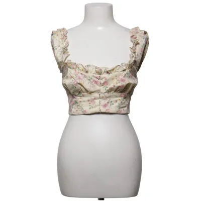 Crop Top (Gelb, Pink, Grün) von House of CB Baumwolle, Elasthan, Polyamid