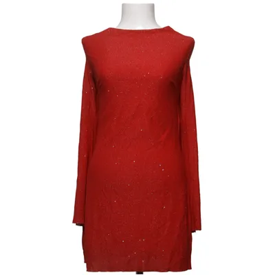 Cocktailkjole (Rød) fra Fabric Elastan, Metallfiber, Polyester