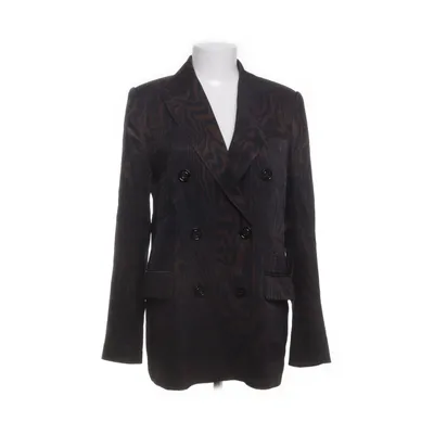 Blazer (Brown, Black) from H&M Studio Viscose, Polyester, Elastane