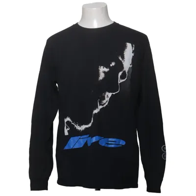 Lange mouwen shirt (Zwart, Blauw, Wit) van Posty Co Katoen