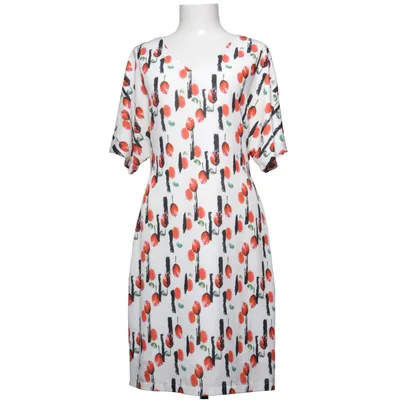 Jurk (Wit, Rood, Meerkleurig) van Smashed Lemon Polyester