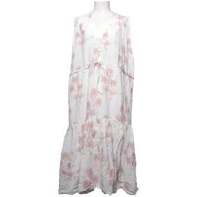 Maxi dress (White, Pink) from Desmond & Dempsey x H&M