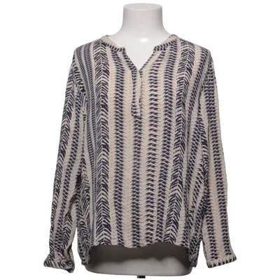 Blouse (Beige, Blauw) van Ally Bell Viscose