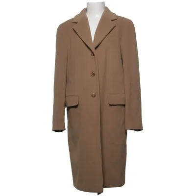 Frakke (Beige) fra Erich Fend Kashmir, Polyamid, Viscose, Uld
