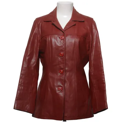 Leather blazer (Red) from Leather Millenium Leather, Polyester
