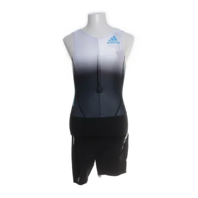 Træningsdragt (Sort, Grå, Hvid, Blå) fra Adidas Elastan, Polyester
