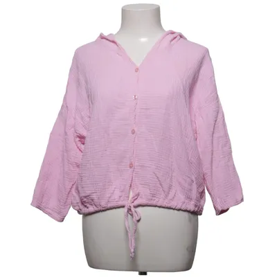 Short sleeve hoodie (Pink) from Hailys Cotton