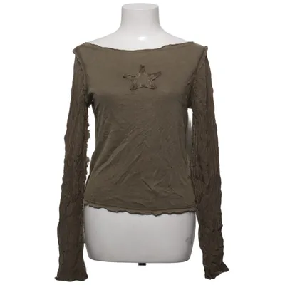Langærmet t-shirt (Brun) fra BDG by Urban Outfitters Bomuld, Viscose