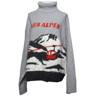 Polotröja (Grå, Vit, Svart) från H&M Akryl, Polyamid, Polyester, Ull