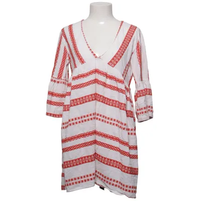 Dress (White, Red) from Senes Cotton