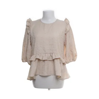 Peplumtopp (Beige) från Neo Noir Polyester