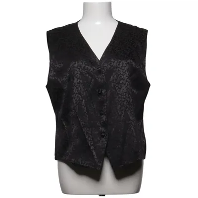 Gilet de costume (Noir) de Tru Acétate, Coton, Élasthane