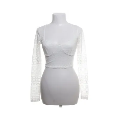 Crop top (Blanc) de Bubbleroom