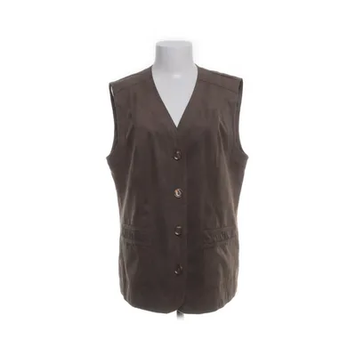 Gilet (Bruin) van Erfo Acetaat, Polyester