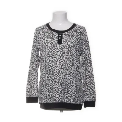 Henley T-shirt (Sort, Hvid, Flerfarvet) fra Loving Loungewear Bomuld, Elastan