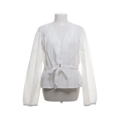 Blouse (Wit) van Bubbleroom Katoen, Polyester