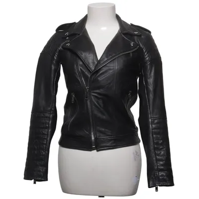 Biker jacket (Black) from Deadwood