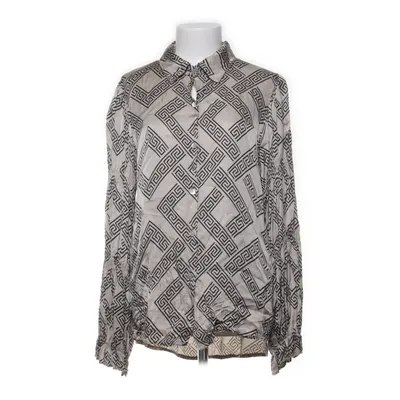 Bluse (Beige, Schwarz, Mehrfarbig) von Stajl Seide, Viskose