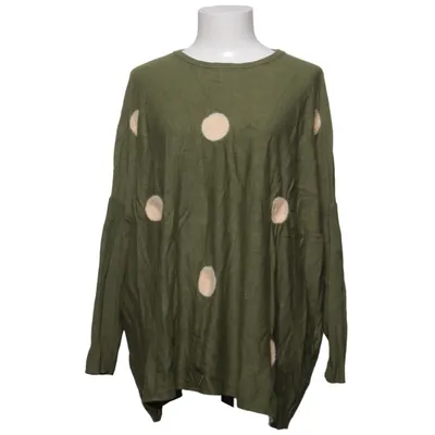 Sweater (Green, Beige) from Masai Elastane, Polyamide, Viscose