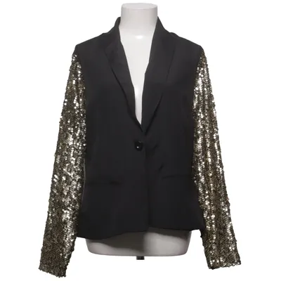 Blazer (Noir, Or) de Mimi Chica Polyamide, Polyester